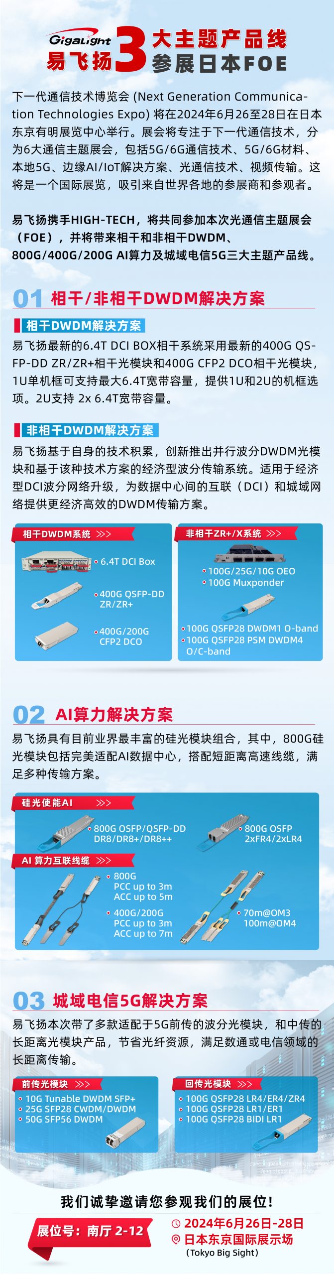 易飛揚(yáng)3大主題產(chǎn)品線(xiàn)參展日本FOE插圖